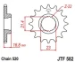 <strong>Передня зірка 16зуб. XJ600Diversion JT MOTO 102-482-16 (фото 1)</strong>