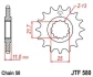 <strong>Передня зірка 16зуб. FZ6?04-/FZ750/YZF-R7/FZX750 JT MOTO 102-664-16 (фото 1)</strong>