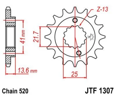 Передня зірка 15Z ZX-6R/RR/ZX-636 ?03- для JT MOTO 104-470-15 фото товару