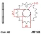 <strong>Передня зірка 16зуб. TDM850/GSR600/GSXR600/750/ZR7 JT MOTO 105-563-16 (фото 1)</strong>