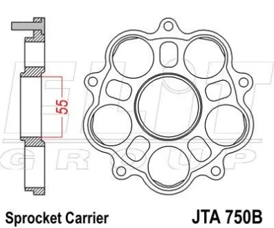 Адаптер для зірок Ducati для JT MOTO 110-002 фото товару
