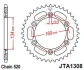 <strong>Легкосплав. Зірка для 520 ланцюга - 45зуб. CBR600`01/900`00 JT MOTO 110-461-45 (фото 1)</strong>
