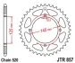 <strong>Зірка 46зуб. XTзуб.660 `96- JT MOTO 112-446-46 (фото 1)</strong>