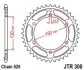 <strong>Зірка 42зуб. TDM900 JT MOTO 112-567-42 (фото 1)</strong>
