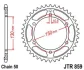 <strong>Зірка 47зуб. Fзуб.R 600`94-/1000 530K JT MOTO 112-668-47 (фото 1)</strong>
