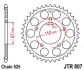 <strong>Зірка 44зуб. SV650S ?99 JT MOTO 113-551-44 (фото 1)</strong>