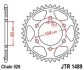 <strong>Зірка 43зуб. ZX-7R ?96- JT MOTO 114-563-43 (фото 1)</strong>