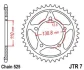 <strong>Зірка 44зуб. BMW S1000RR JT MOTO 115-521-44 (фото 1)</strong>