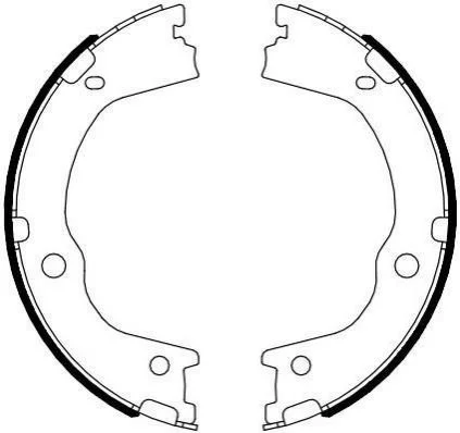 <strong>JURID HYUNDAI Тормозные колодки ручного тормоза Santa FE 09- Jurid 362571J (фото 1)</strong>