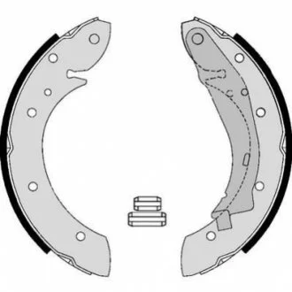 JURID PEUGEOT Тормозные колодки задн. 405 II Break (4E) 1.9 D 92-96 для Renault, Citroen Jurid 362613J фото товару