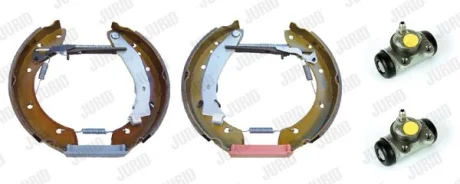 JURID CITROEN KIT EVO Р/к заднього гальма (колодки+2цил.+установ. к-т) BERLINGO / BERLINGO FIRST 1.4 96-08 для Jurid 381375J фото товару