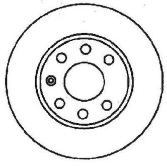 JURID OPEL диск гальмівний передній Astra F,Corsa,Kadett D/E,Vectra A 1.0/1.8 81-00 для Jurid 561158JC фото товару