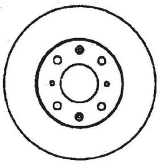 Диск гальмівний для Rover, Honda, MG, Acura Jurid 561383JC фото товару