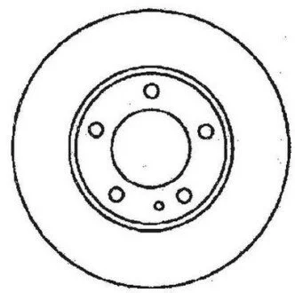 JURID BMW диск гальмівний передній 316/318I E36 11/90- для BMW Jurid 561550JC фото товару