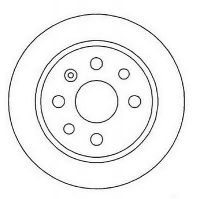 <strong>JURID OPEL Диск тормозной задний Vectra B 95- 270 10 8 Jurid 561961JC (фото 1)</strong>