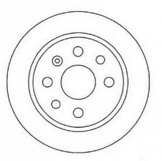 JURID OPEL Диск тормозной задний Vectra B 95- 270 10 8 для Opel, Vauxhall, Chevrolet Jurid 561961JC фото товару