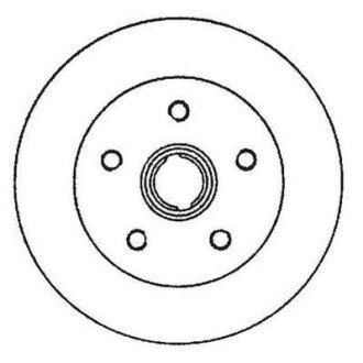 - Гальмівний диск Jurid 561982JC фото товару