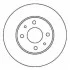 <strong>JURID NISSAN Диск тормозной передний ALMERA 1.4I 16V Jurid 562024JC (фото 1)</strong>