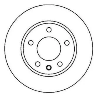 JURID VW гальмівний диск передн.Audi A1Golf IV, Polo Skoda Fabia,Octavia I,Roomster,Polo 96- для Jurid 562041JC фото товару