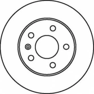 Диск гальмівний для Vauxhall, Opel Jurid 562072JC фото товару