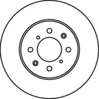 JURID ROVER Диск тормозной передний 200,400 1.4/2.0 90- для MG, Rover Jurid 562082JC фото товару