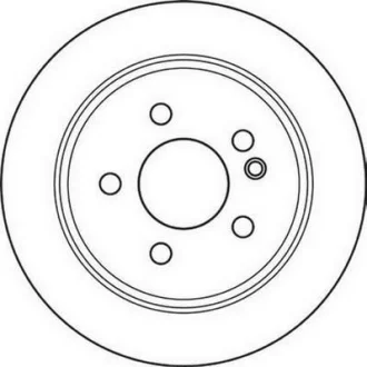 JURID DB Диск тормозной W163 ML-klasa 98-00 задн. для Mercedes Jurid 562100JC фото товару