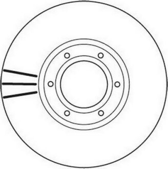 Диск гальмівний Jurid 562105JC фото товара