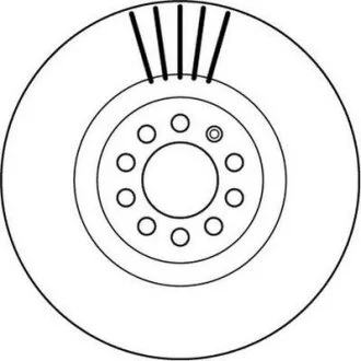 Диск гальмівний для Volkswagen, Seat, Audi Jurid 562132JC фото товару