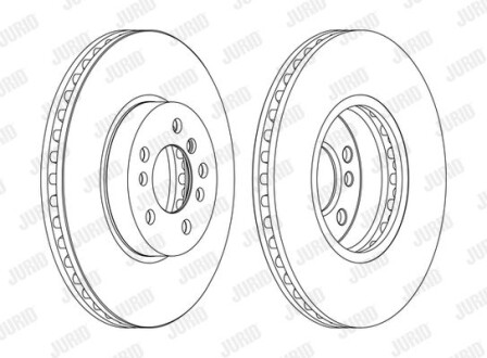 Диск гальмівний Jurid 562134JC-1 фото товара