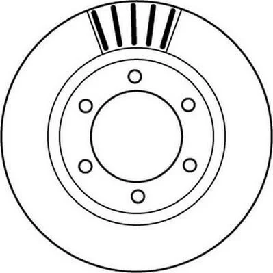 <strong>JURID TOYOTA диск гальмівний передн.Land Cruiser 96- Jurid 562168JC (фото 1)</strong>