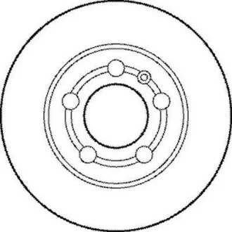 Диск гальмівний для Volkswagen, Skoda, Audi Jurid 562177JC фото товару