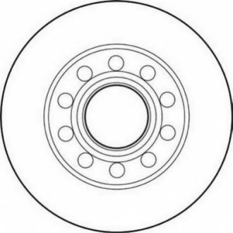 VW Диск тормозной задний 245mm Audi 80,A4 00-,Seat Exeo 08- Jurid 562192JC фото товара