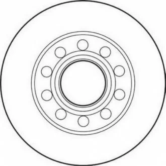 Диск гальмівний для Volkswagen, Audi Jurid 562192JC фото товару