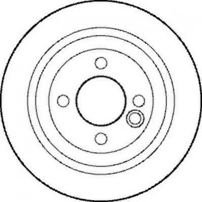<strong>JURID BMW Диск гальмівний задн.Mini Coper,One 01- Jurid 562194JC (фото 1)</strong>