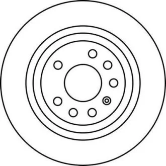 Диск гальмівний для Saab, Opel, Vauxhall, Chevrolet, Fiat Jurid 562220JC фото товару
