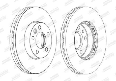 Диск гальмівний Jurid 562234JC-1 фото товару
