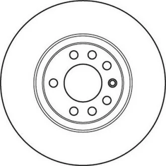 Диск гальмівний для Opel, Vauxhall, Saab, Citroen Jurid 562240JC фото товару