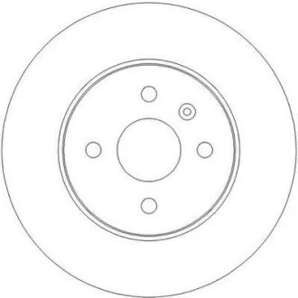 Диск гальмівний для Opel, Vauxhall, Jeep Jurid 562254JC фото товару