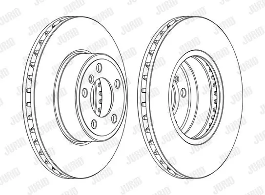 <strong>JURID BMW гальмів.диск передн. E65/66/67 730 02- Jurid 562272JC-1 (фото 1)</strong>