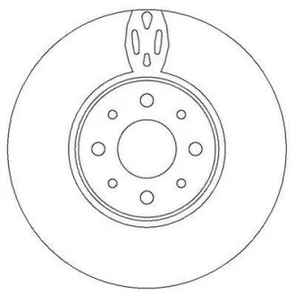 JURID FIAT гальмівний диск передн. Bravo, Stilo для Fiat, Ford Jurid 562295JC фото товару