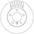 <strong>Гальмівний диск пер. BMW 1 (E81/E87) 03-13 (283,9*73,6) компл. 2шт Jurid 562313JC (фото 1)</strong>