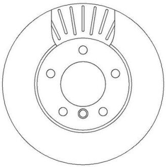 BMW диск гальмівний передній.1 E87,F20/21,2 F22 10- Jurid 562313JC фото товару
