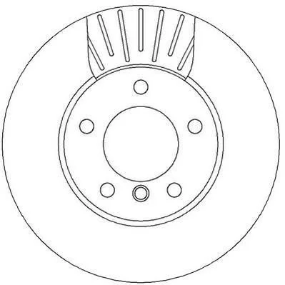 <strong>Гальмівний диск пер. BMW 1: E81/E87/E90 04- (292*73,6) компл. 2шт Jurid 562317JC (фото 1)</strong>