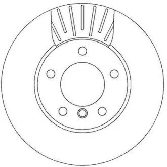 Гальмівний диск пер. BMW 1: E81/E87/E90 04- (292*73,6) компл. 2шт для Jurid 562317JC фото товару