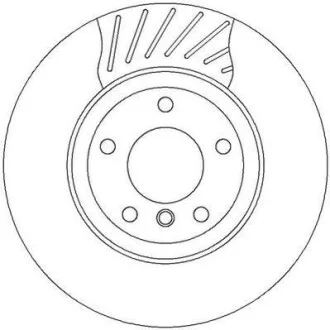 Диск гальмівний для BMW Jurid 562318JC фото товару