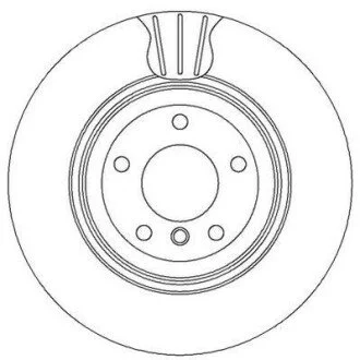 Гальмівний диск зад. BMW 3 (E90/E91) 04-12 (336*67) компл. 2шт для BMW Jurid 562334JC фото товару