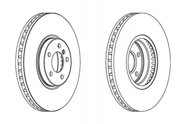 <strong>JURID BMW Диск тормозной передний Х5 Е53 4.8 Jurid 562357JC-1 (фото 1)</strong>