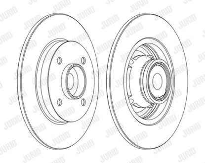 Диск гальмівний Jurid 562374J-1 фото товара