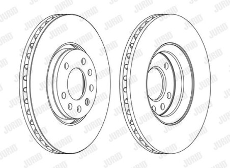 Диск гальмівний Jurid 562385JC-1 фото товару