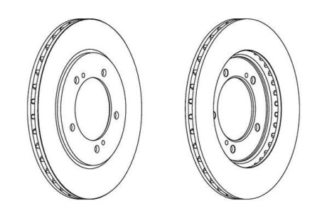 Диск гальмівний Jurid 562445JC фото товара